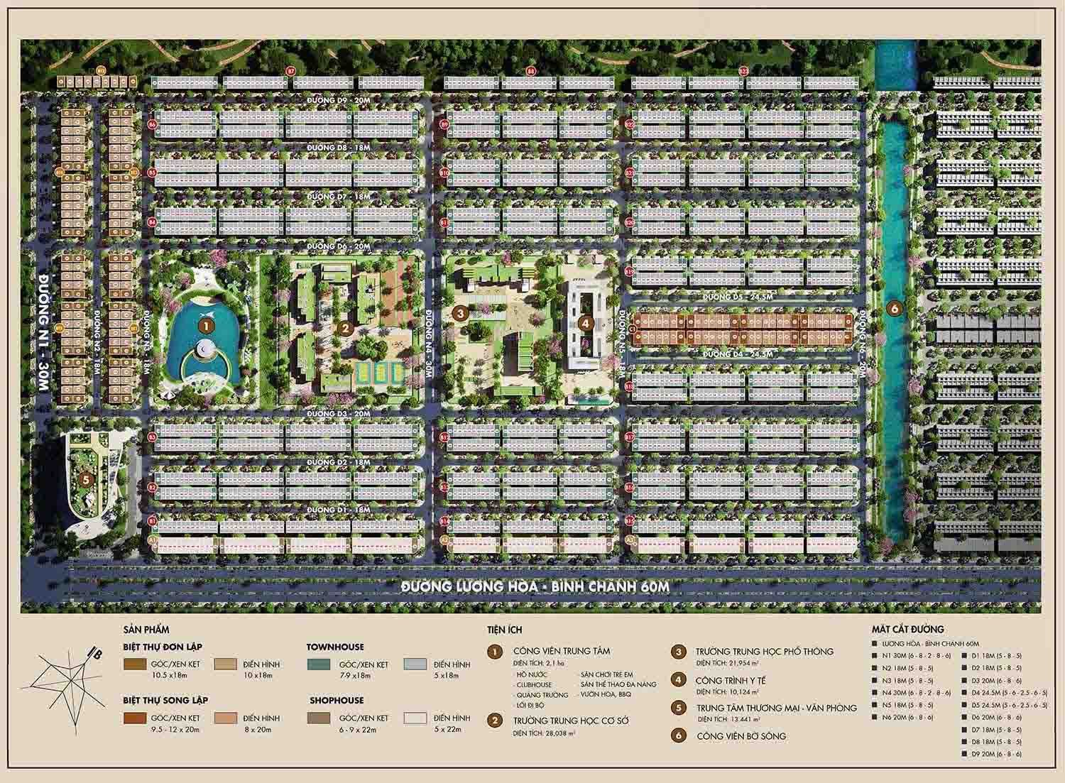 BẢNG GIÁ VÀ TIỀM NĂNG TĂNG GIÁ ĐẤT NỀN DRAGON EDEN BẾN LỨC LONG AN