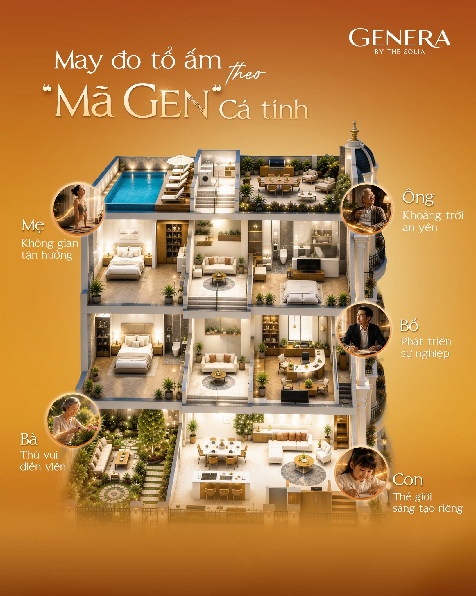 Genera By The Solia: Diện tích nhà phố bao nhiêu? Chi tiết A-Z