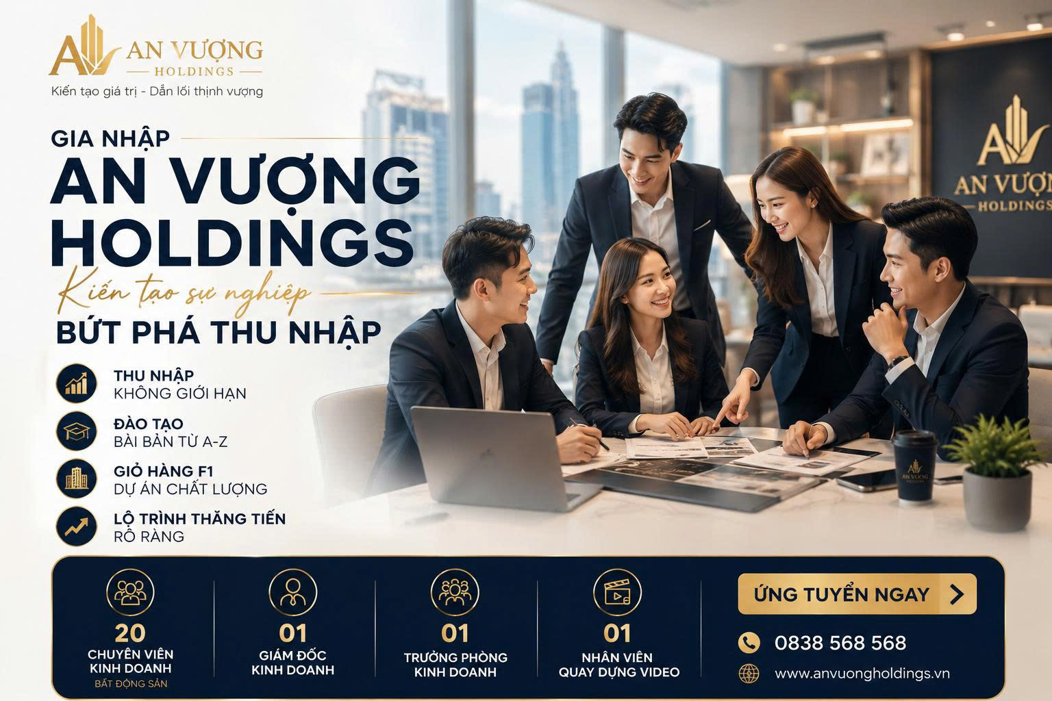 AN VƯỢNG HOLDINGS TUYỂN DỤNG THÁNG 07/2026
