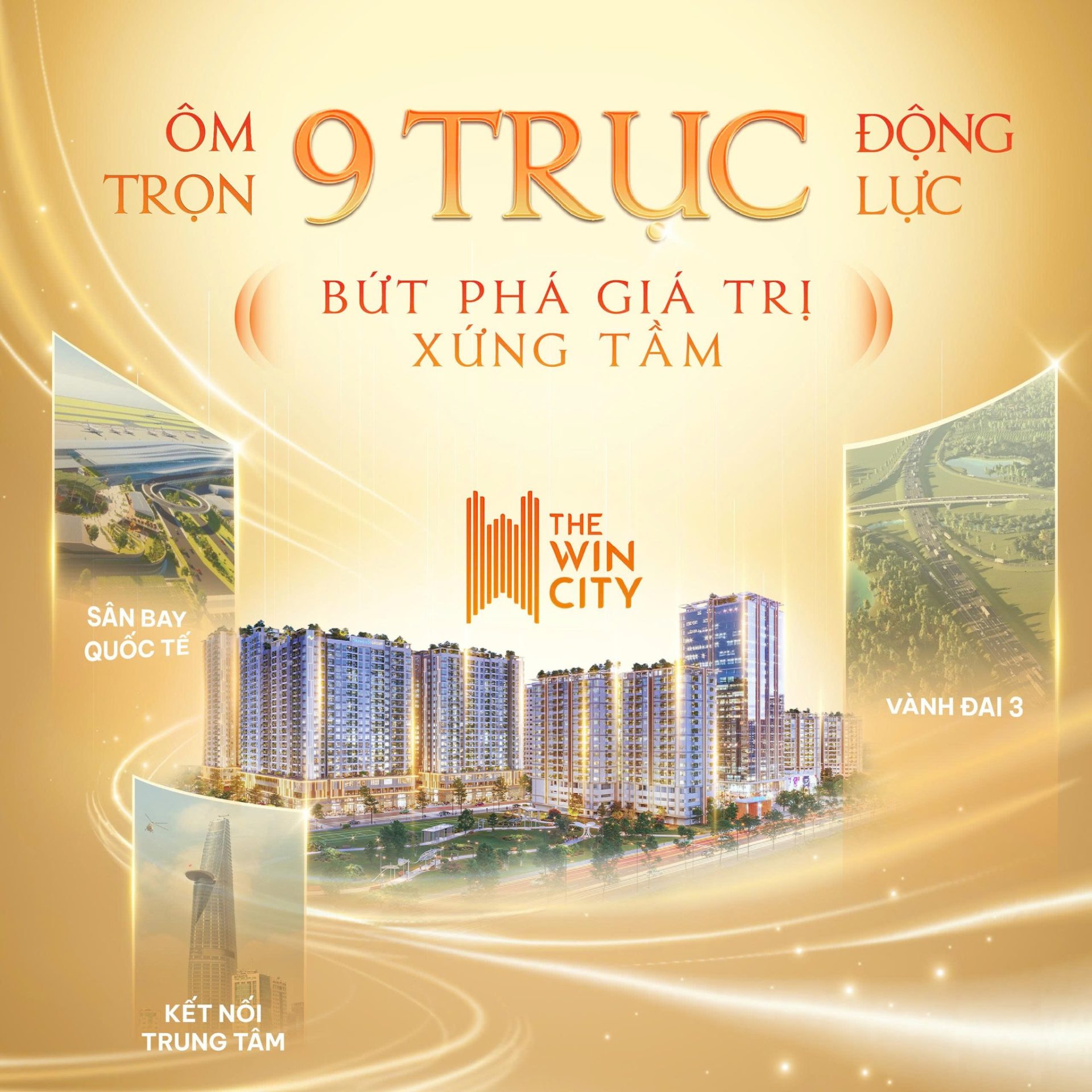 Vị tr&iacute; kết nối chiến lược The Win City Đức H&ograve;a Long An